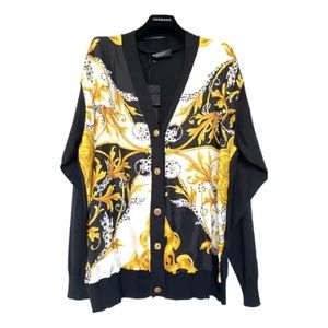 Versace cardigan silk knit 38